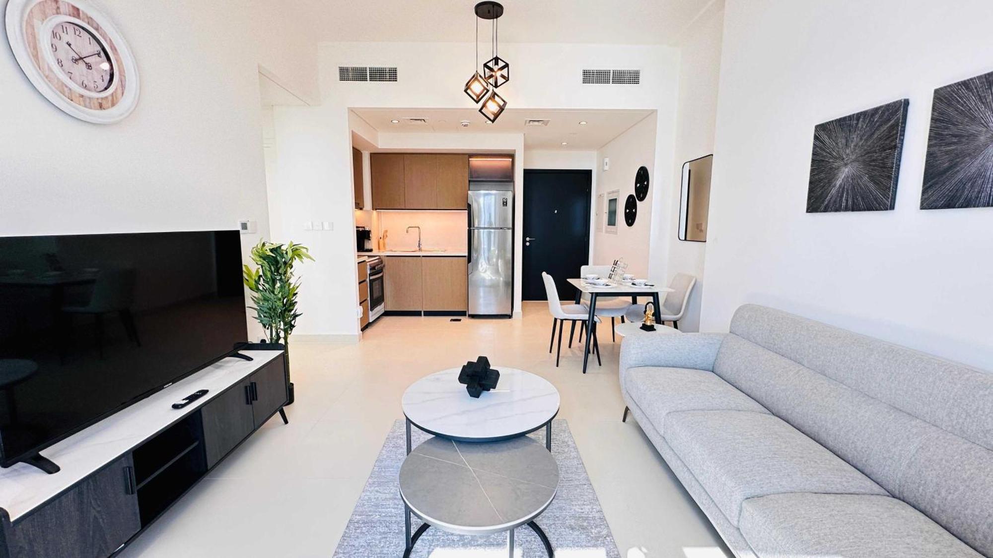 Oyo 1350 Premium 1-bed Burj Crown Apartment Dubai